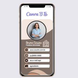 Como Criar um Cartão de Visita Digital no Canva.