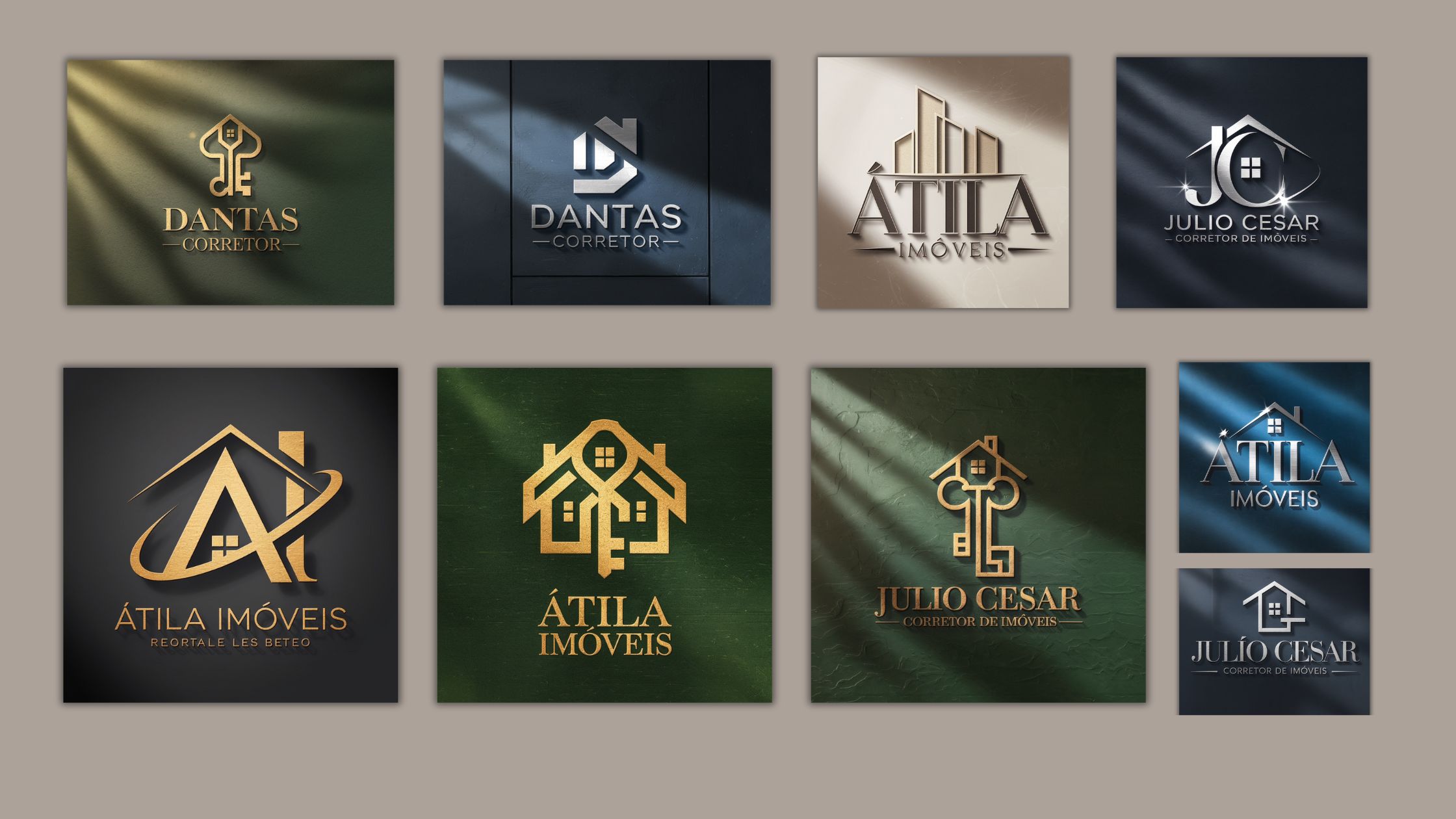 logotipo corretor de imóveis