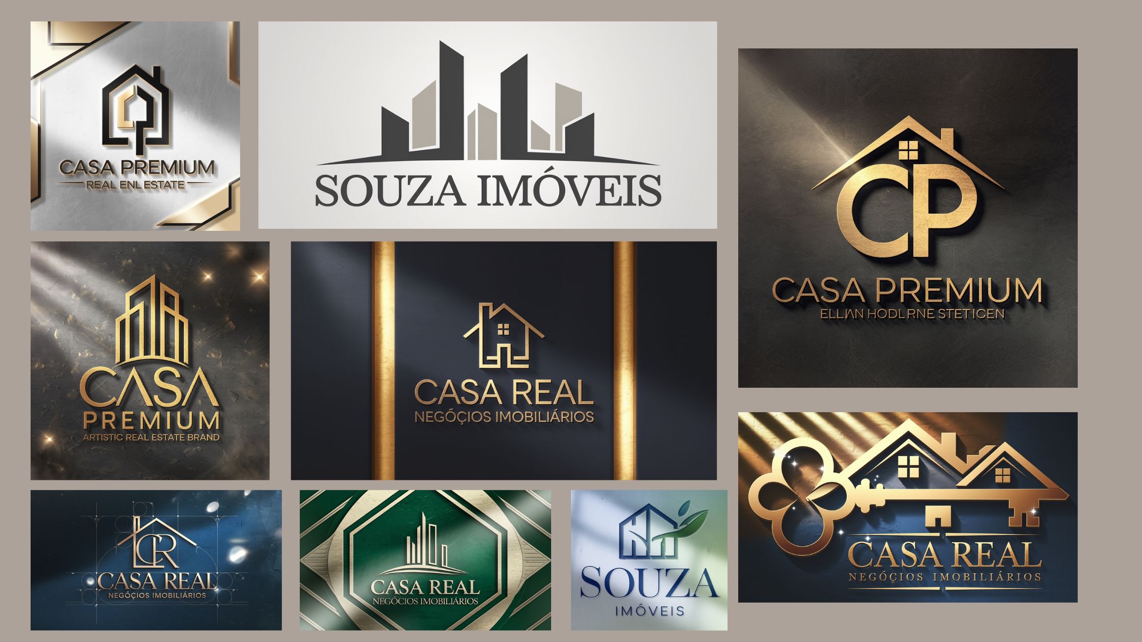 logotipo de imobiliária