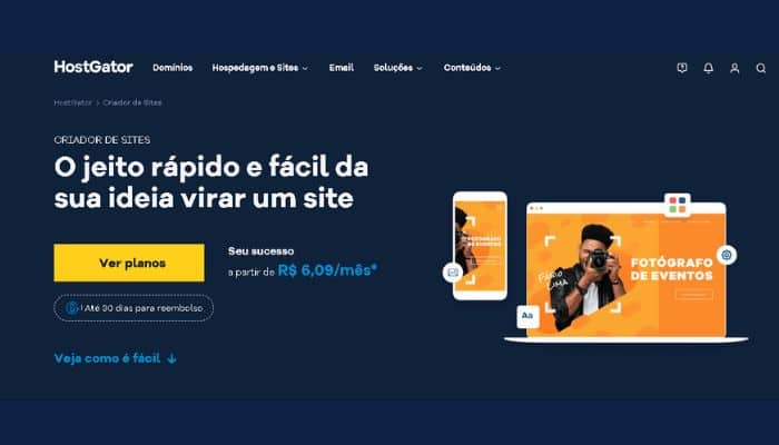 criar site